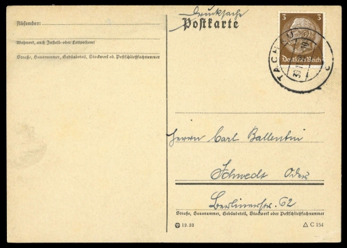 Sudetenland, DR 513, Brief