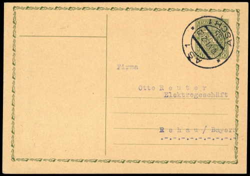 Sudetenland, CSSR P 33, Brief