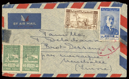 1946, Syrien, 525 u.a., Brief