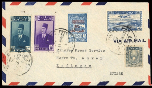 1946, Syrien, 520-21 u.a., Brief