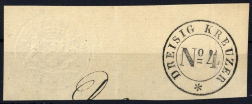 1860, Altdeutschland Thurn und Taxis, Briefst.
