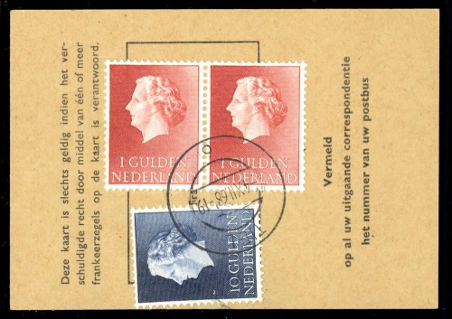 1954, Niederlande, 706, 647, Briefst.