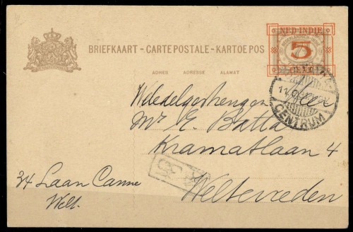 1930, Niederländisch Indien, P, Brief
