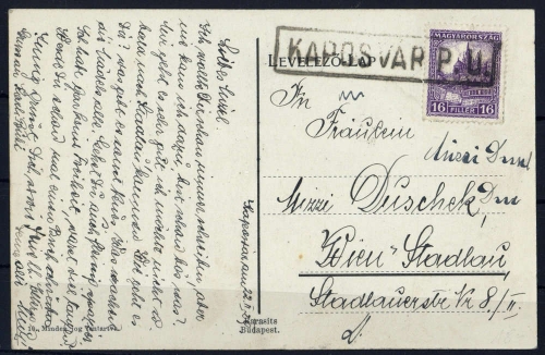 Ungarn, 418, Brief