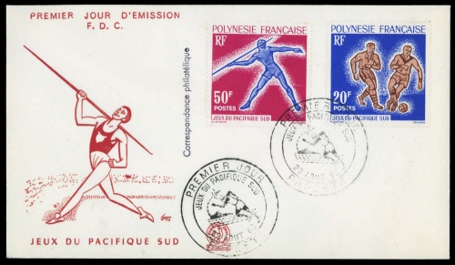 1963, Französisch Polynesien, 28-29, FDC