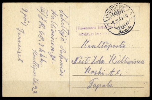 1940, Finnland, Brief