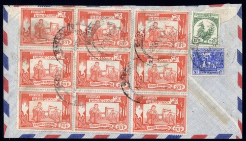 1954, Birma, 146 (9) u.a., Brief