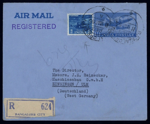 1947, Indien, 246, LU, Brief