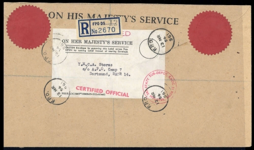 1954, Grossbritannien, Brief