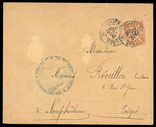 1901, Frankreich, M 1, Brief