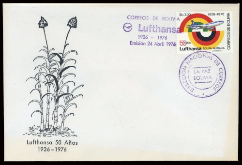 1976, Bolivien, 909, FDC