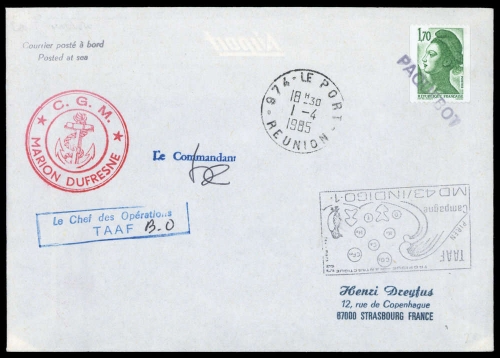 1985, Frankreich, 2454 C, Brief