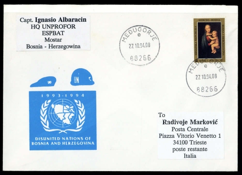 1993, Bosnien-Herzegowina Kroatische Rep., 6, Brief