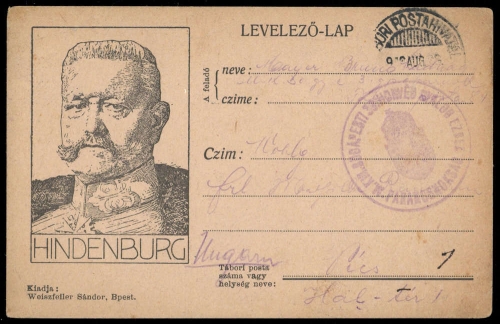 1916, Österreich Feldpost Allgemeine Ausgaben, Brief
