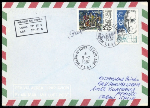 1987, Frankreich, 2526, 2532, Brief