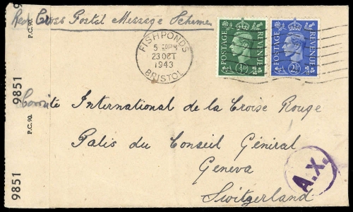 1943, Grossbritannien, 221, 225, Brief