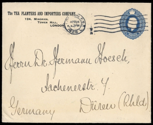 1926, Grossbritannien, PU, Brief
