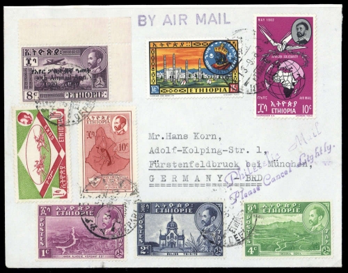 1959, Äthiopien, 382 u.a., Brief