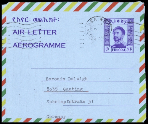 1973, Äthiopien, LF 12, Brief