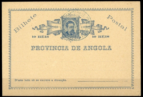 1885, Angola, P 1 II, Brief