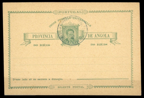 1885, Angola, P 3 III, Brief