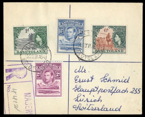 1938, Lesotho, 51 u.a., Brief