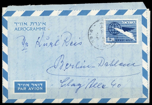 1961, Israel, LF, Brief