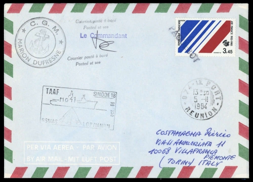 1984, Schiffahrt,Schiffspost,sonstige, F 2405, Brief