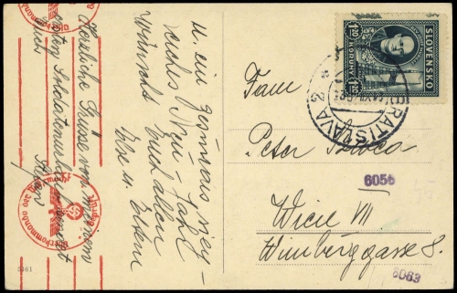 1939, Slowakei, 47, Brief