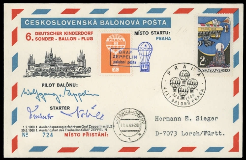 1968, Tschechoslowakei, 1769, Brief