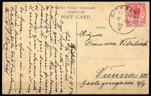 1912, Gibraltar, 66, Brief