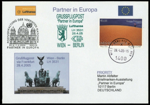 2005, UNO Wien, 439, D 2224, Brief