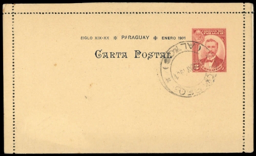 1900, Paraguay, K 4, Brief