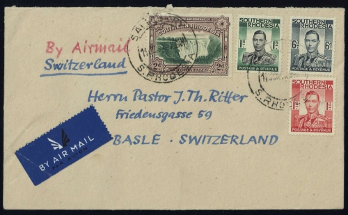 1932, Süd Rhodesien, 30 u.a., Brief