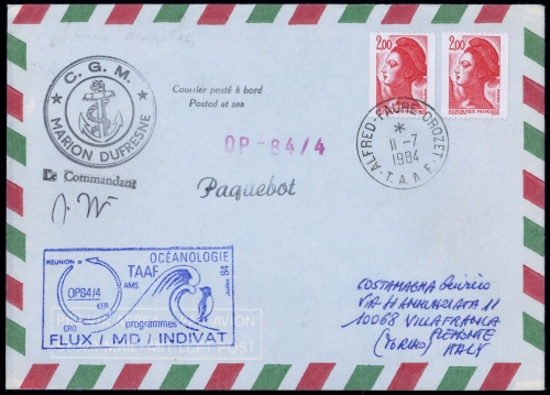 1984, Schiffahrt,Schiffspost,Internationale Schiffspost ab1945, ...