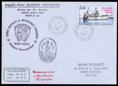 1984, Schiffahrt,Schiffspost,Internationale Schiffspost ab1945, ...