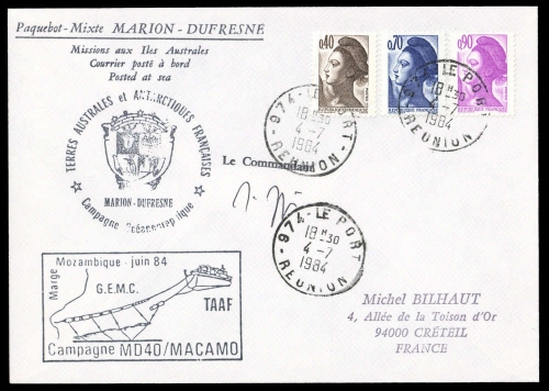 1984, Schiffahrt,Schiffspost,Internationale Schiffspost ab1945, ...
