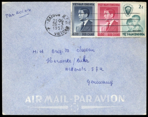 1956, Vietnam Königreich, 117 u.a., Brief