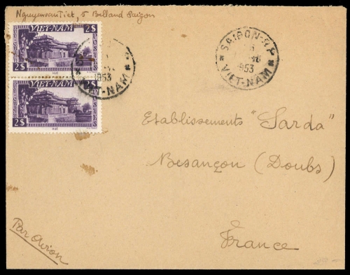 1951, Vietnam Königreich, 68 (2), Brief