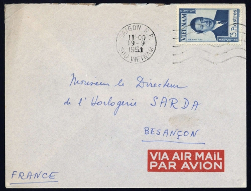 1951, Vietnam Königreich, 69, Brief