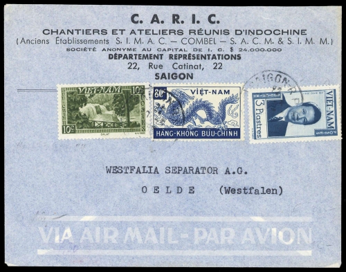1951, Vietnam Königreich, 69, 61, 84, Brief