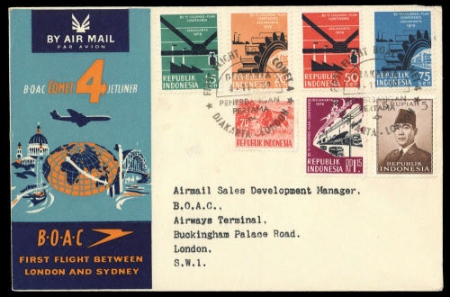 1959, Indonesien, 253-57 u.a., Brief