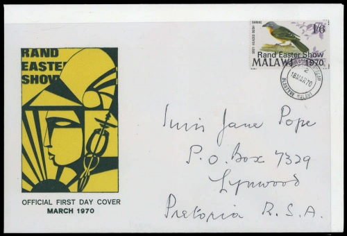 1970, Malawi, 127, FDC