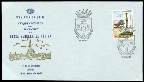 1967, Guinea Bissau, 332, FDC