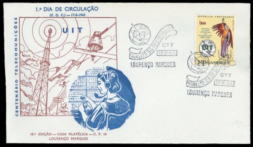 1965, Mocambique, 523, FDC