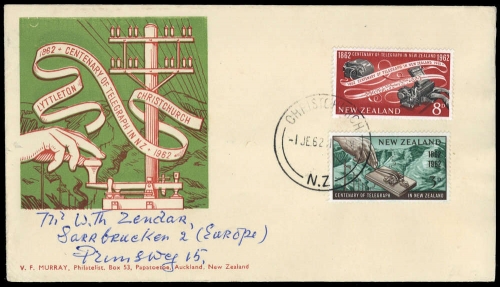 1962, Neuseeland, 420-21, FDC