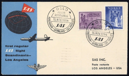 1954, Norwegen, Brief