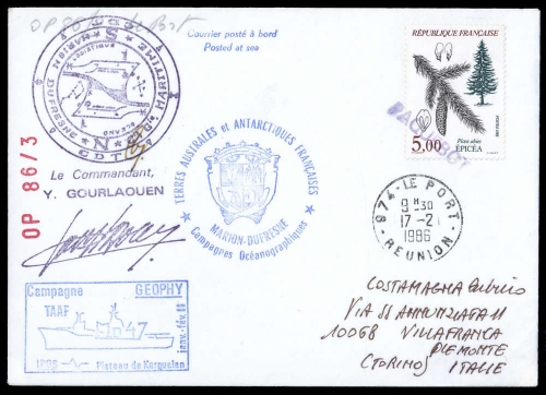 1986, Schiffahrt,Schiffspost,sonstige, 2517, Brief