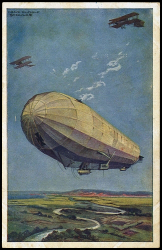 1915, Zeppelin,Zeppelin Postkarten,sonstige, Brief
