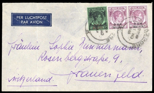 1945, Malaiische Staatenbund Britische Milititär Verwaltung, 11, ...